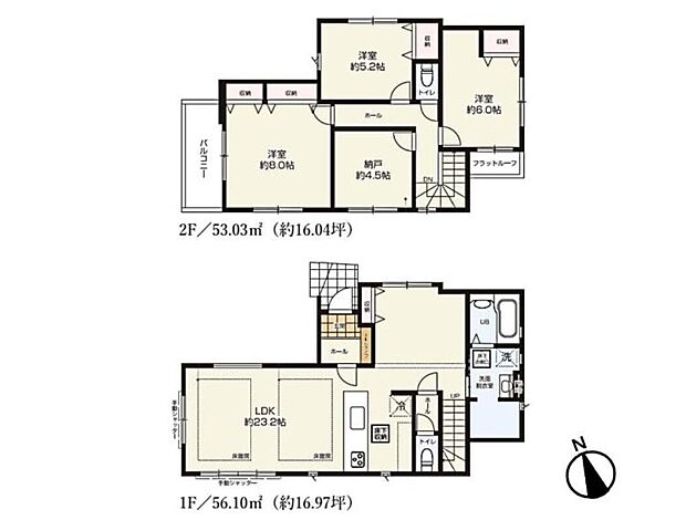 【1号棟/間取図】間取3LDK+S、建物面積109.13m2、土地面積99.55m2 是非とも現地をご確認ください。
