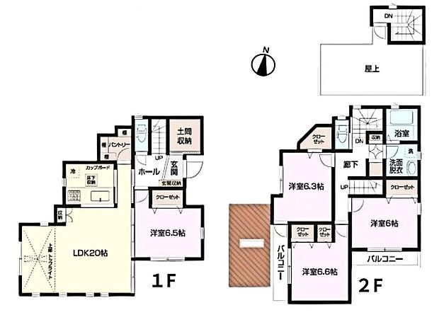 (C号棟)、価格4480万円、4LDK、土地面積150.5m2、建物面積121.72m2
