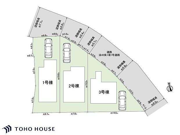 【 全体区画図】JR南武線「矢野口」歩9分の通勤・通学に便利な好立地!周辺にはお買い物施設も充実!