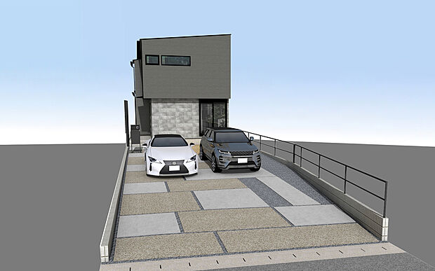 外観パース
4台駐車可！
平日・土日問わずお気軽にお問合せください。