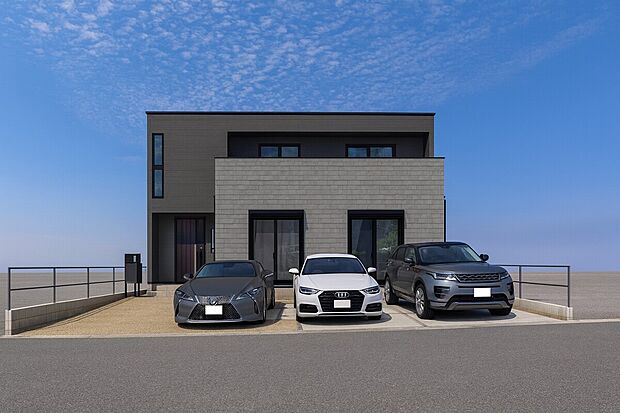 外観パース
並列4台駐車可！