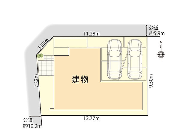 尾張旭市北原山町の家2期　区画図