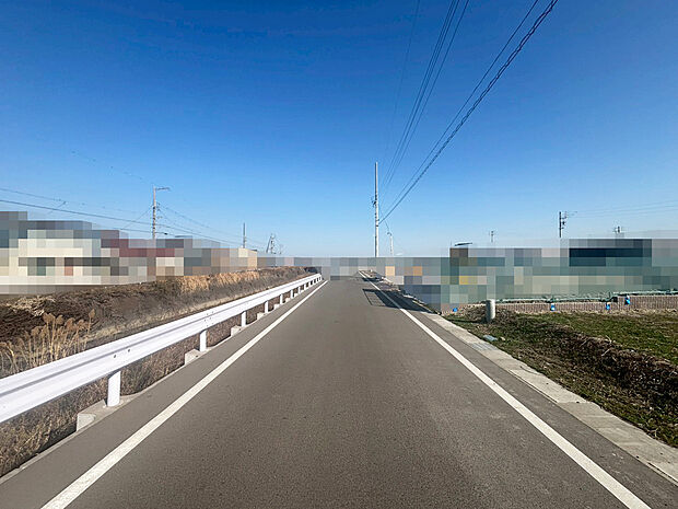 北側前面道路
2026年1月撮影