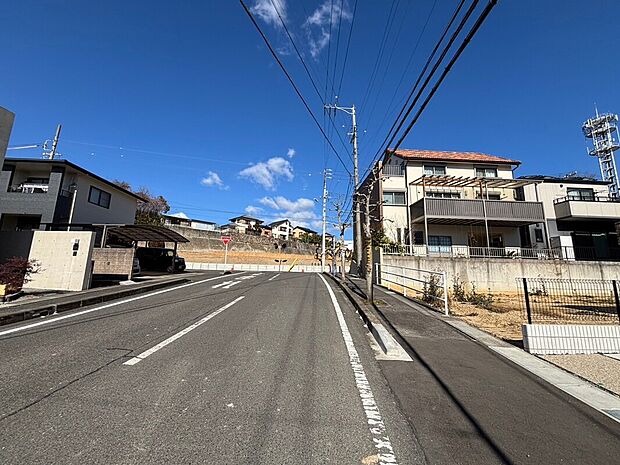 前面道路(2025年1月撮影)