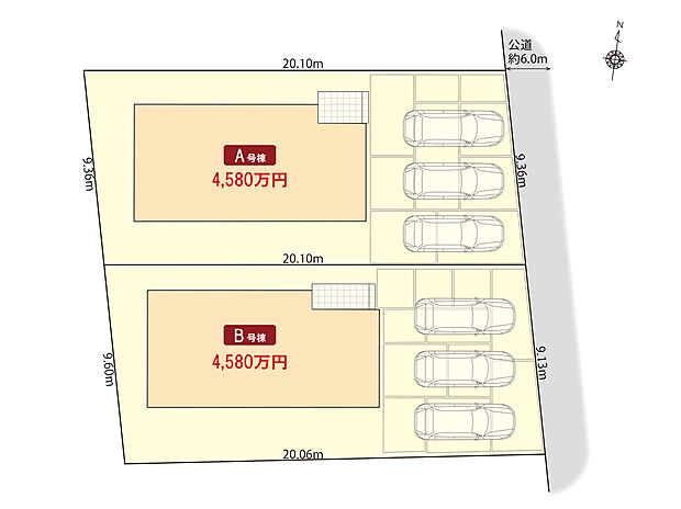 守山区上志段味の家7期 区画図