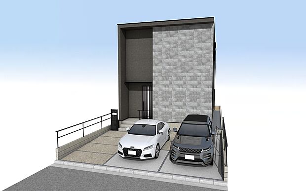 北区中切町の家2期 外観パース
■未完成物件の為モデルハウスへのご案内も致します。お気軽に「0120-928-571」までお問合せ下さい!