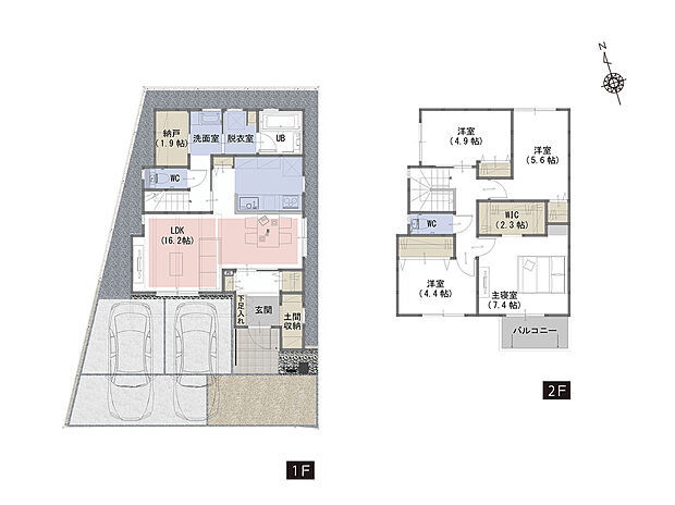 間取図　A号棟