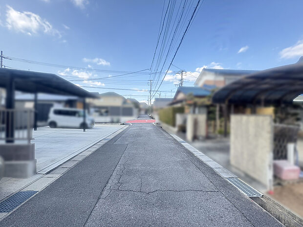 道路写真　西側4.8ｍ
■2026年2月撮影