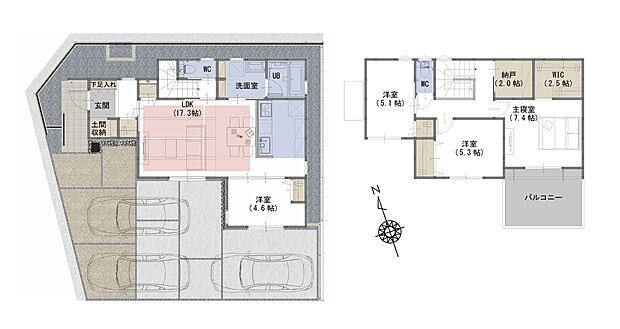 間取り　A号棟