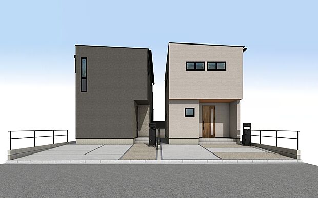 注文住宅から生まれたこだわりの住まい。アクセントのある外観、洗練されたデザイン。構造計算による耐震等級3という、最高レベルで大切な家族を守る家です。

