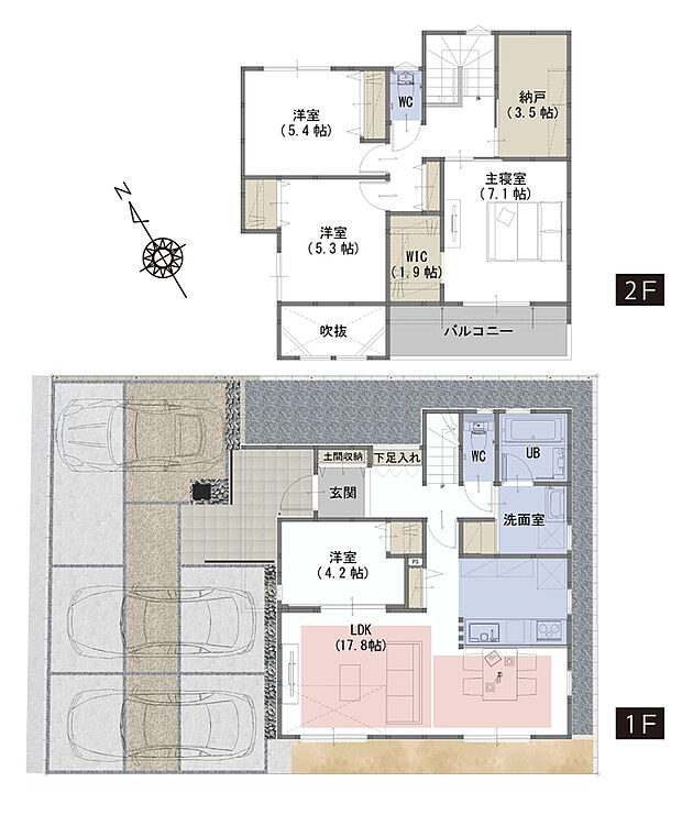 間取り A号棟