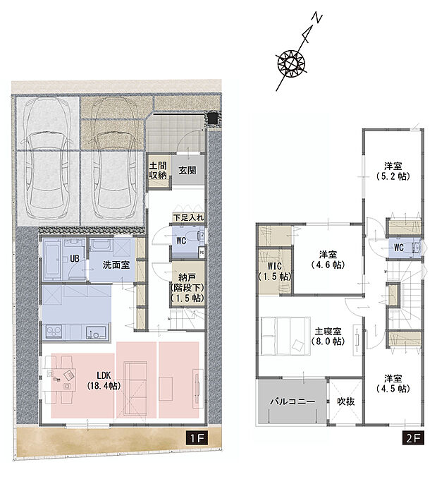 間取り A号棟