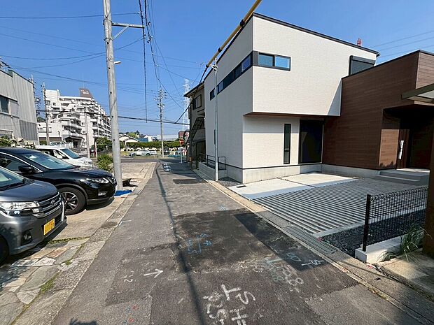 【前面道路（2025年8月）撮影】北側3.0ｍ