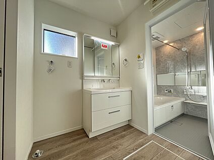 洗面台　A号棟現地写真