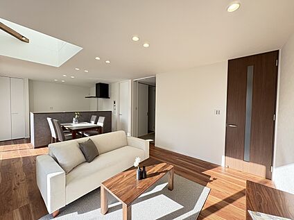 リビング　現地写真