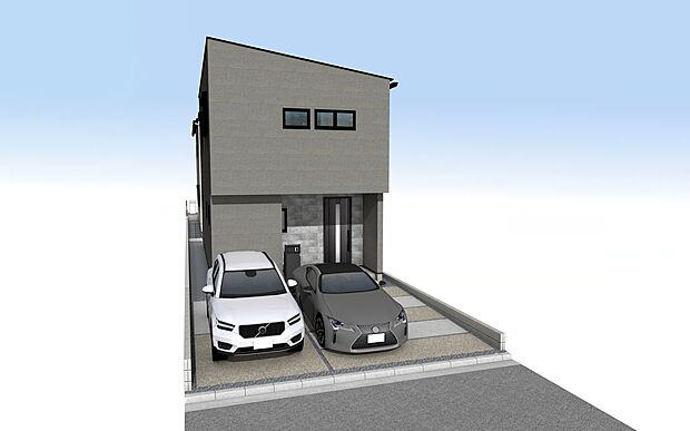 【外観パース A号棟】■未完成物件の為、モデルハウスへのご案内も致します。
お気軽に「0120-928-571」までお問合せ下さい!