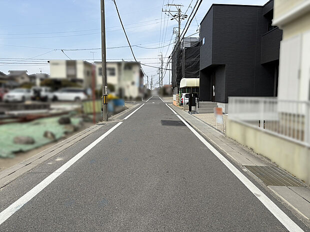【前面道路　南西側5.0m】■2026年2月撮影