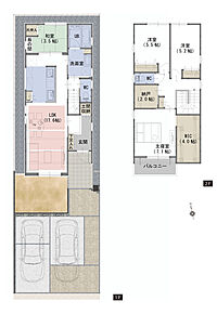 ■全室収納付きで住まいをスッキリと保てます！
■LDK１７．６帖！ 