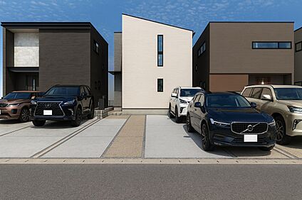 外観パース　C号棟