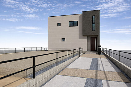 外観パース　C号棟