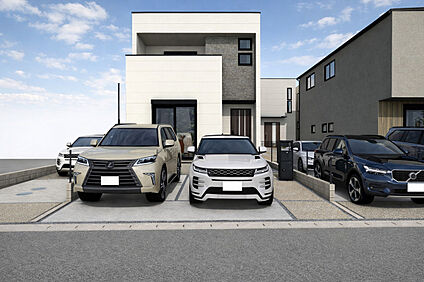 外観パース　B号棟