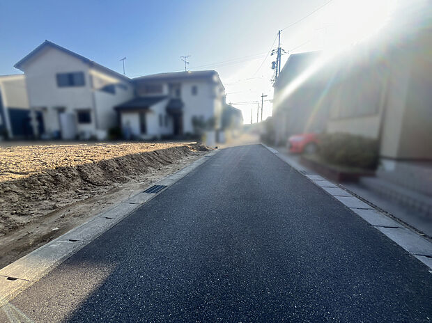 【道路写真　西側6.0ｍ】■2025年12月撮影
