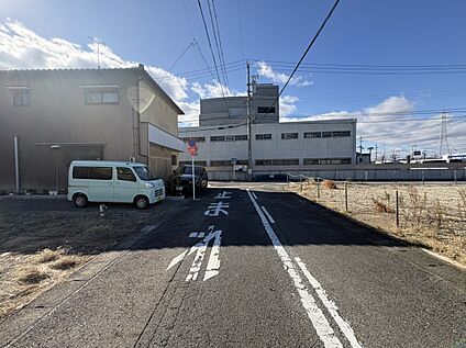前面道路　2026年2月撮影