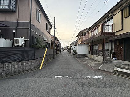 前面道路　2026年2月撮影