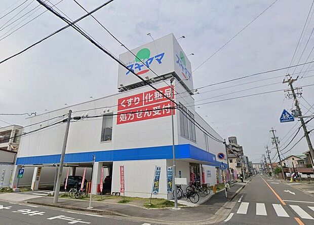 ドラックスギヤマ清水店(約310m)