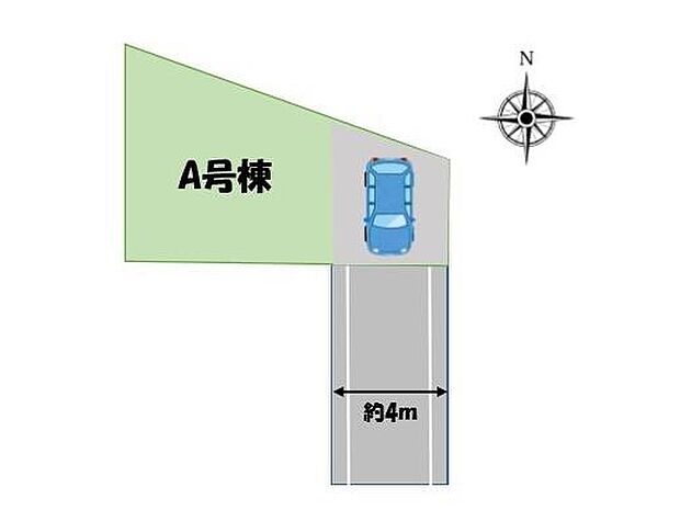 ≪全体区画図≫
東京メトロ千代田線「北綾瀬」駅まで徒歩9分の好立地！始発駅のため座っての通勤・通学も叶いそうです♪
