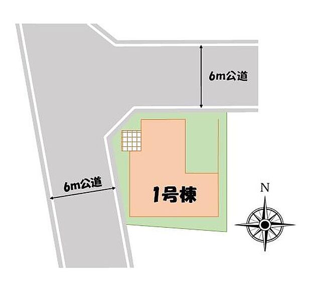 ≪全体区画図≫
愛車を埃や強い陽射しから守るビルトインガレージ。玄関からの距離も近いので雨の日や荷物が多い日の乗り降りもスムーズです♪