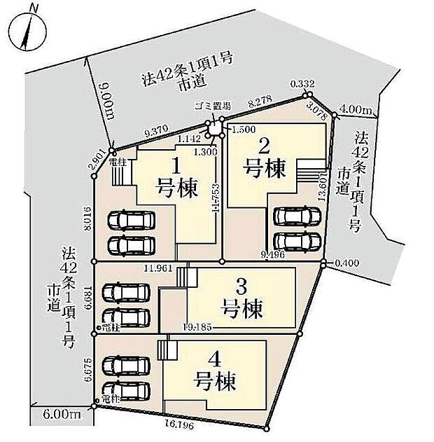 ≪全体区画図≫
駐車スペース並列2台分☆
お買物もラクラク!休日にはドライブも楽しめます♪車通勤の方にもおすすめです♪