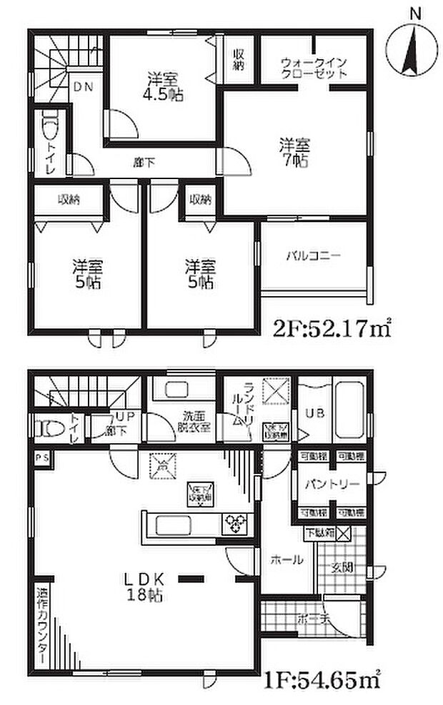 (5号棟)、価格3580万円、4LDK、土地面積139.22m2、建物面積106.82m2
