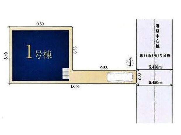 【全体区画図】周辺は落ち着いた雰囲気の住宅街♪
お車の駐車も焦らずとめられます♪
