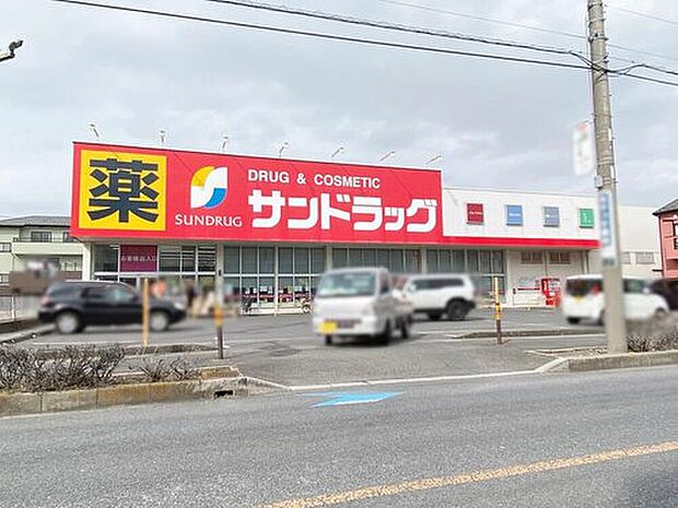 サンドラッグ草加稲荷店（約500m）