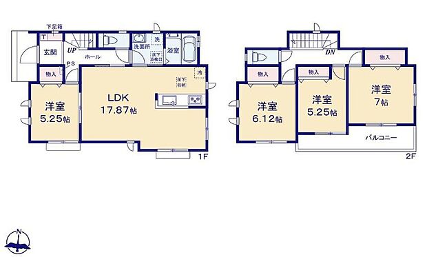 (A号棟)、価格3790万円、4LDK、土地面積226.81m2、建物面積100.63m2
