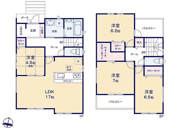 (1号棟)、価格3799万円、4LDK、土地面積134.83m2、建物面積100.85m2