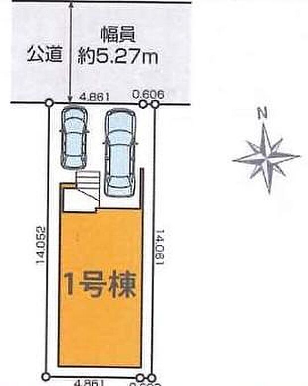 名古屋市北区上飯田南町２期　限定１棟
並列２台駐車可能♪※車種による
１号棟　３，８９９万円