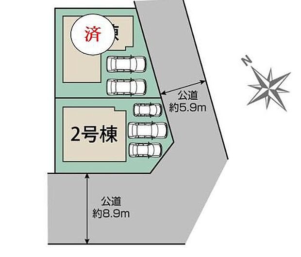 名古屋市名東区梅森坂1丁目、全2棟
1号棟 ご成約済み
2号棟 4,730万円