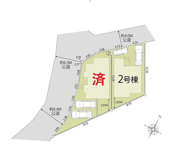 東海市加木屋町第1期 全2棟!
1号棟 ご成約済み
2号棟 3,690万円