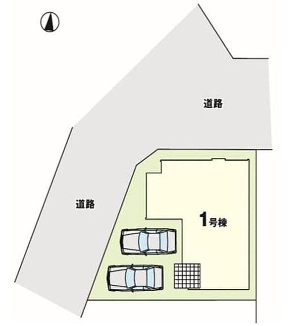 守山区今尻町２期　限定１棟
並列２台駐車可能☆角地で駐車楽々♪
１号棟　３，５９９万円