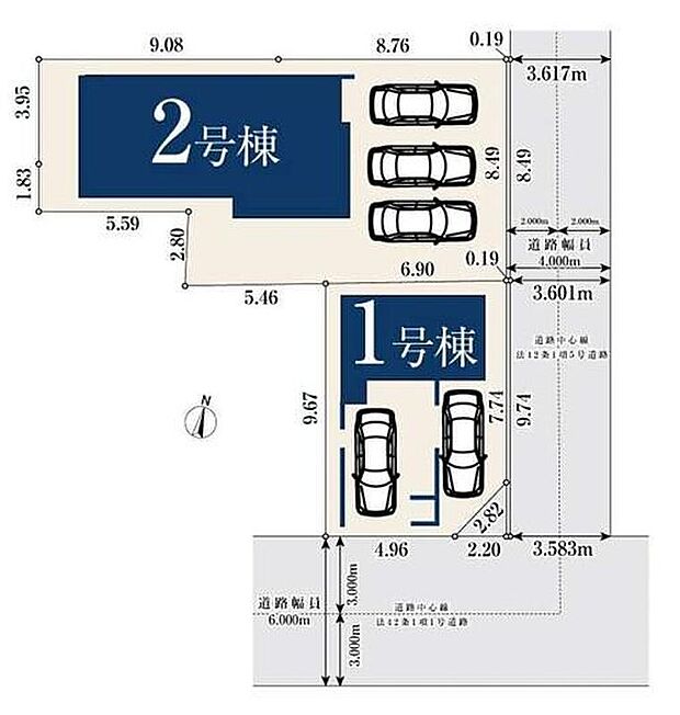 守山区守山 全2棟
最大3台駐車可能、南東角地で日当たり良好☆
1号棟 3,580万円
2号棟 4,480万円