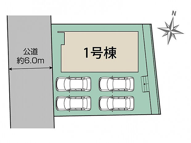愛知郡東郷町和合牛廻間1棟 区画図