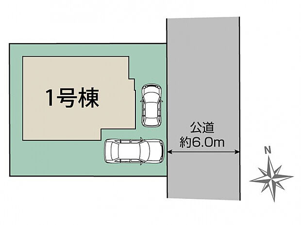 牛久市南7丁目18期1棟 区画図
