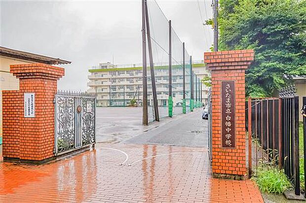 さいたま市立白幡中学校(約707m)