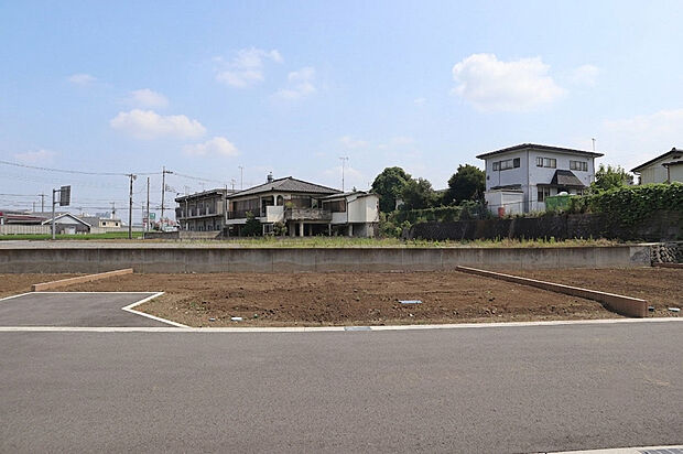 (2)区画 南側から撮影(2026年7月撮影) ※造成工事中