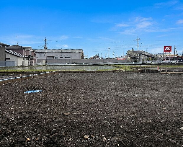 (4)区画 南側から撮影(2026年4月撮影) ※造成工事中