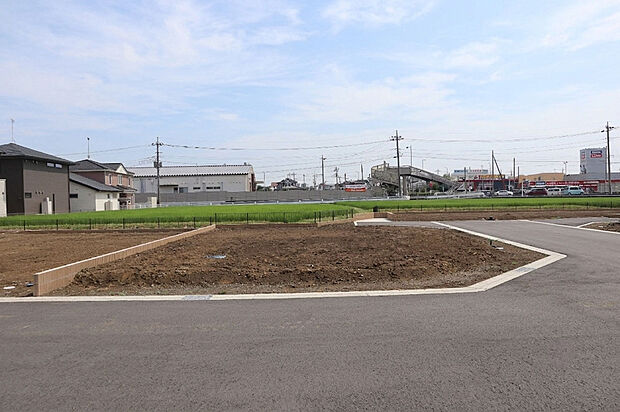 (4)区画 東側から撮影(2026年7月撮影) ※造成工事中