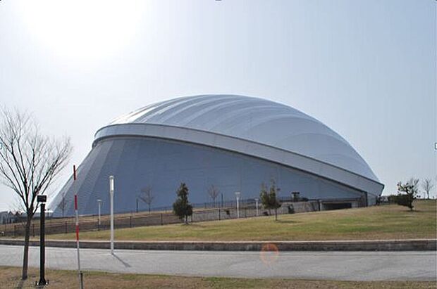 つがる克雪ドーム（約600m）