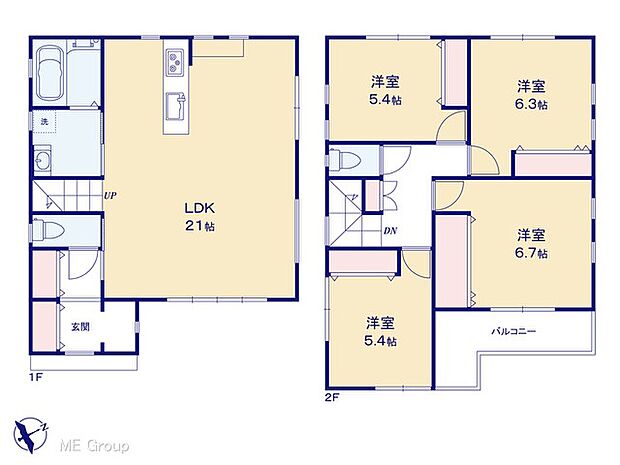◆６号棟◆～Floor plan～図面と異なる場合は現況を優先